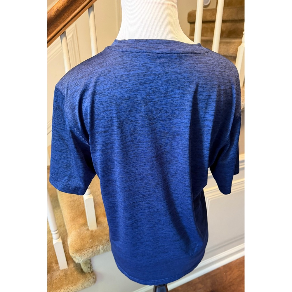 Majestic Tennessee Titans Mens Small Navy Blue CoolBase NFL Logo T-Shirt - Picture 4 of 9